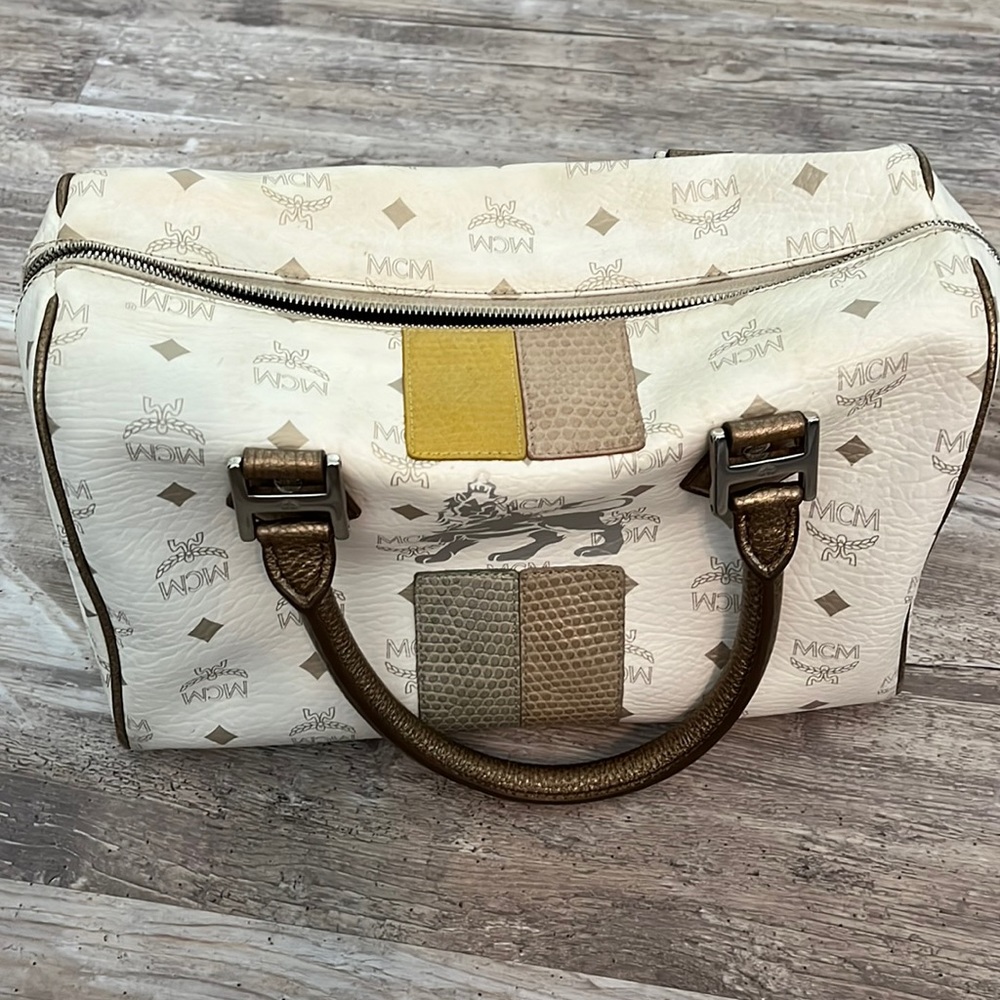 Beautiful MCM top handle bag